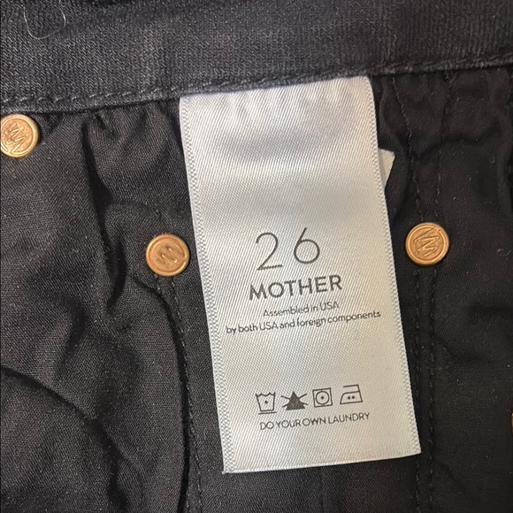 MOTHER The Looker Black Skinny Jeans with Stretch - Picture 6 of 7